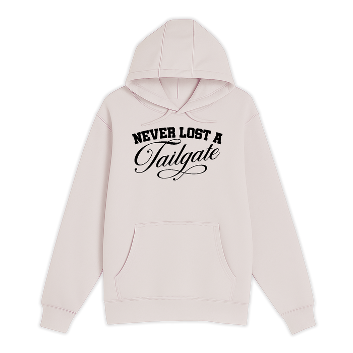 Unisex Small Light Pink Pullover Hooded Sweatshirt