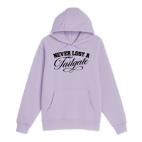 Unisex Small Lilac Pullover Hooded Sweatshirt