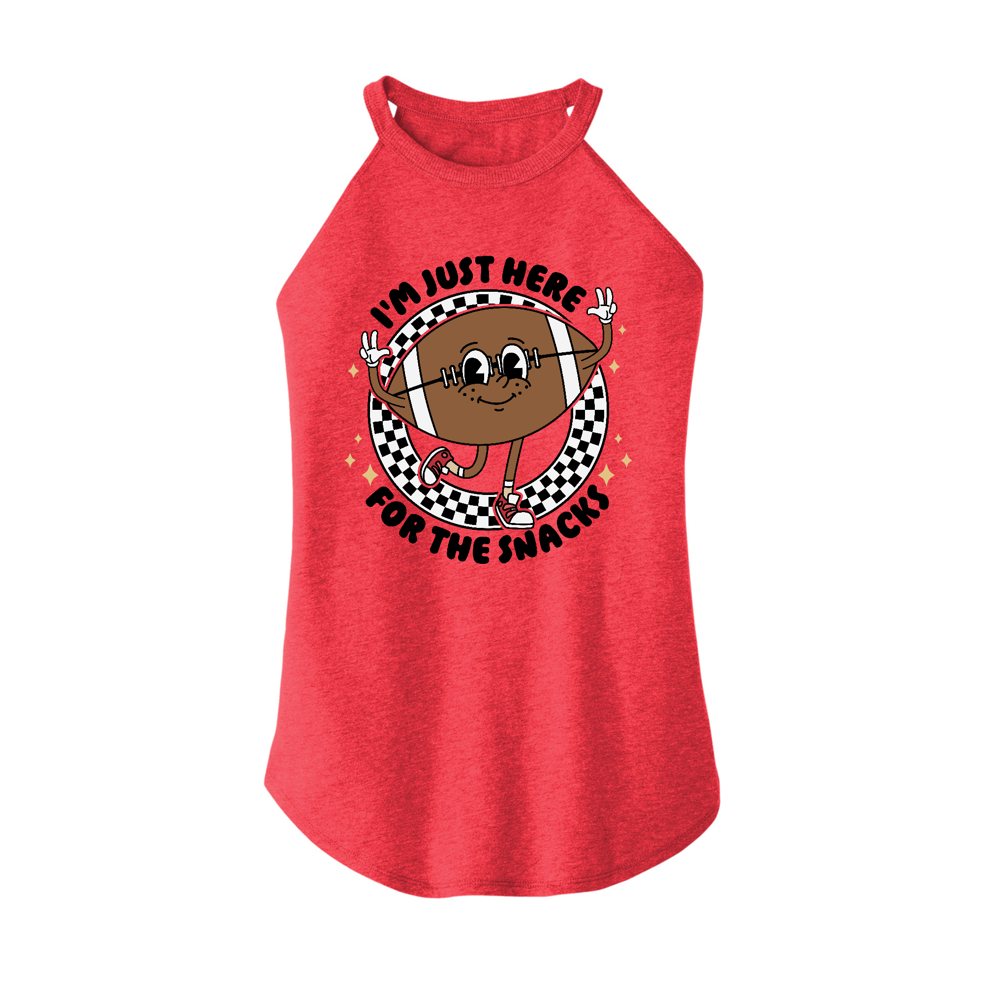 Womens X-Small Red Rocker Tank Top