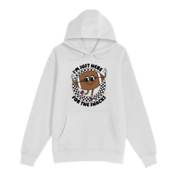 Unisex Small White Pullover Hooded Sweatshirt