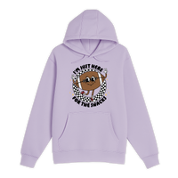 Unisex Small Lilac Pullover Hooded Sweatshirt