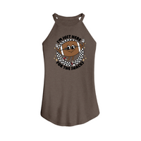 Womens X-Small Brown Tank Top