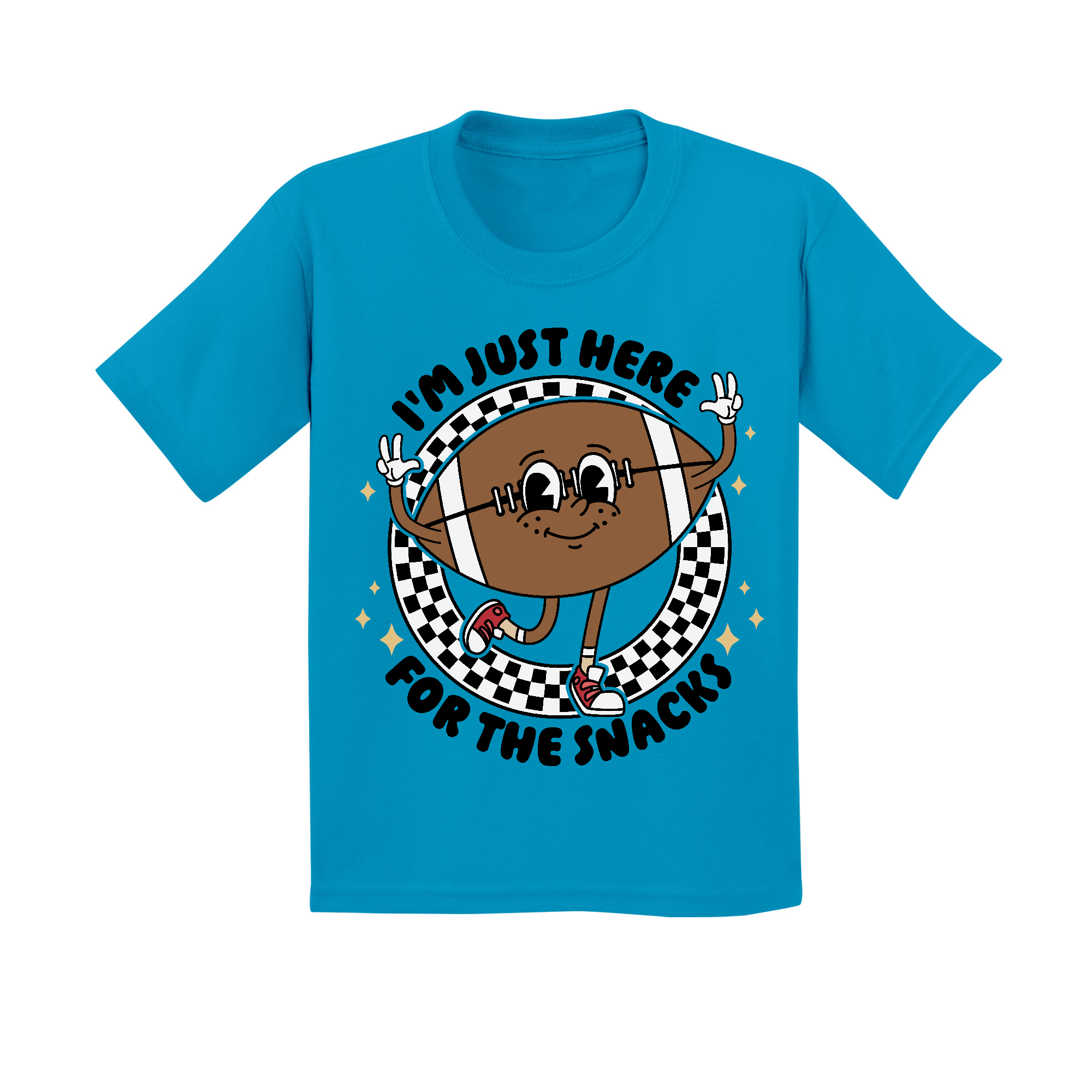 Kids Small Turquoise Style_T-Shirt