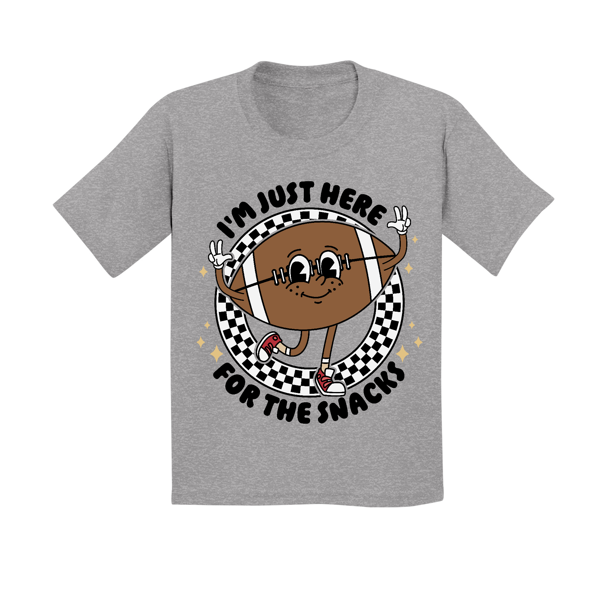 Kids Small Dark Heather Gray Style_T-Shirt