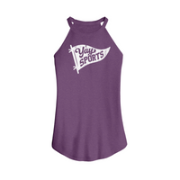 Womens X-Small Burgundy Tank Top