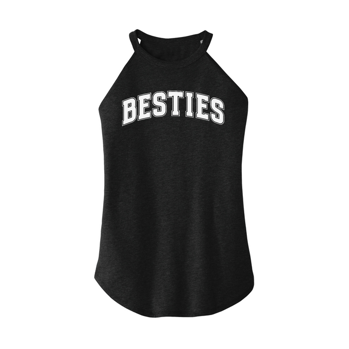 Womens X-Small Dark Heather Gray Rocker Tank Top