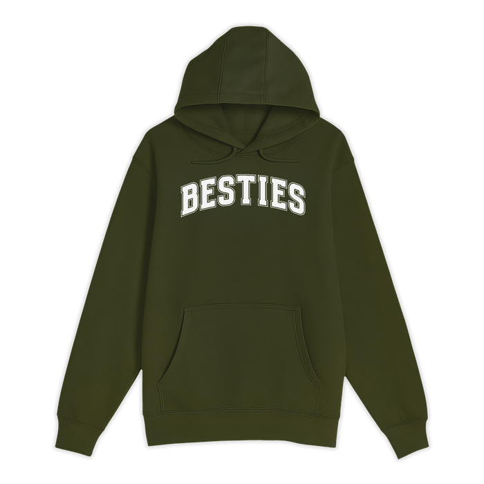 Unisex Small Army Pullover Hooded Sweatshirt