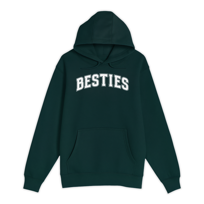 Unisex Small Sport Green Pullover Hooded Sweatshirt