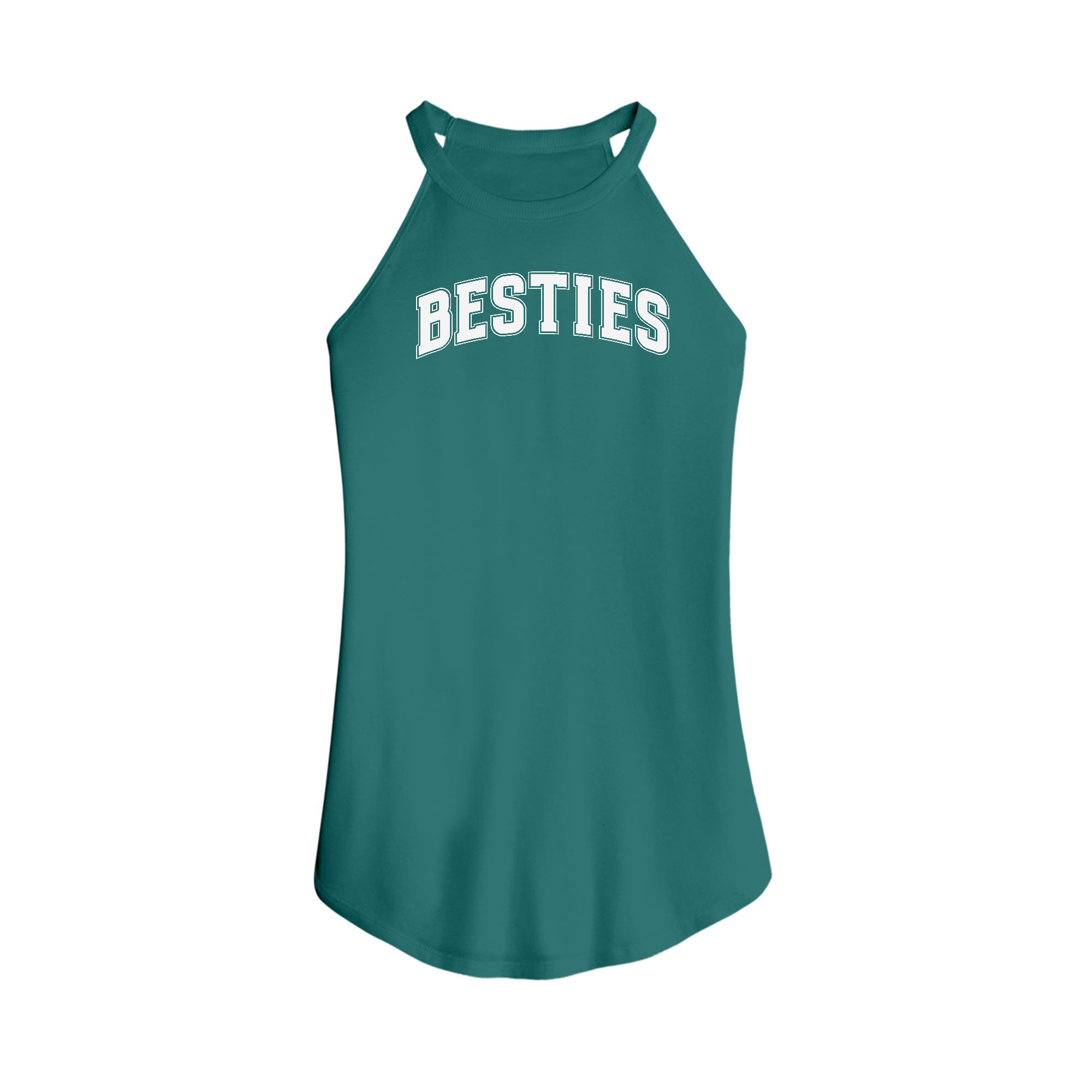 Womens X-Small Teal Tank Top