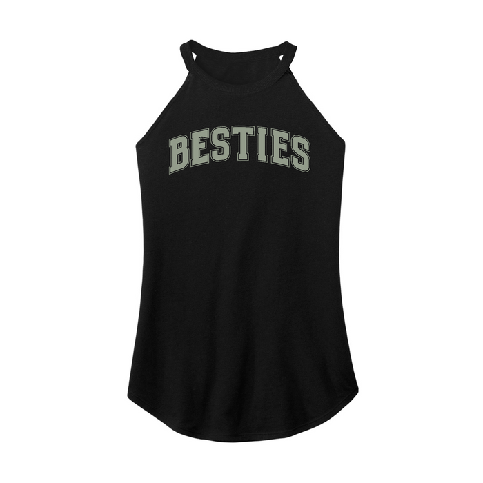 Womens X-Small Black Rocker Tank Top