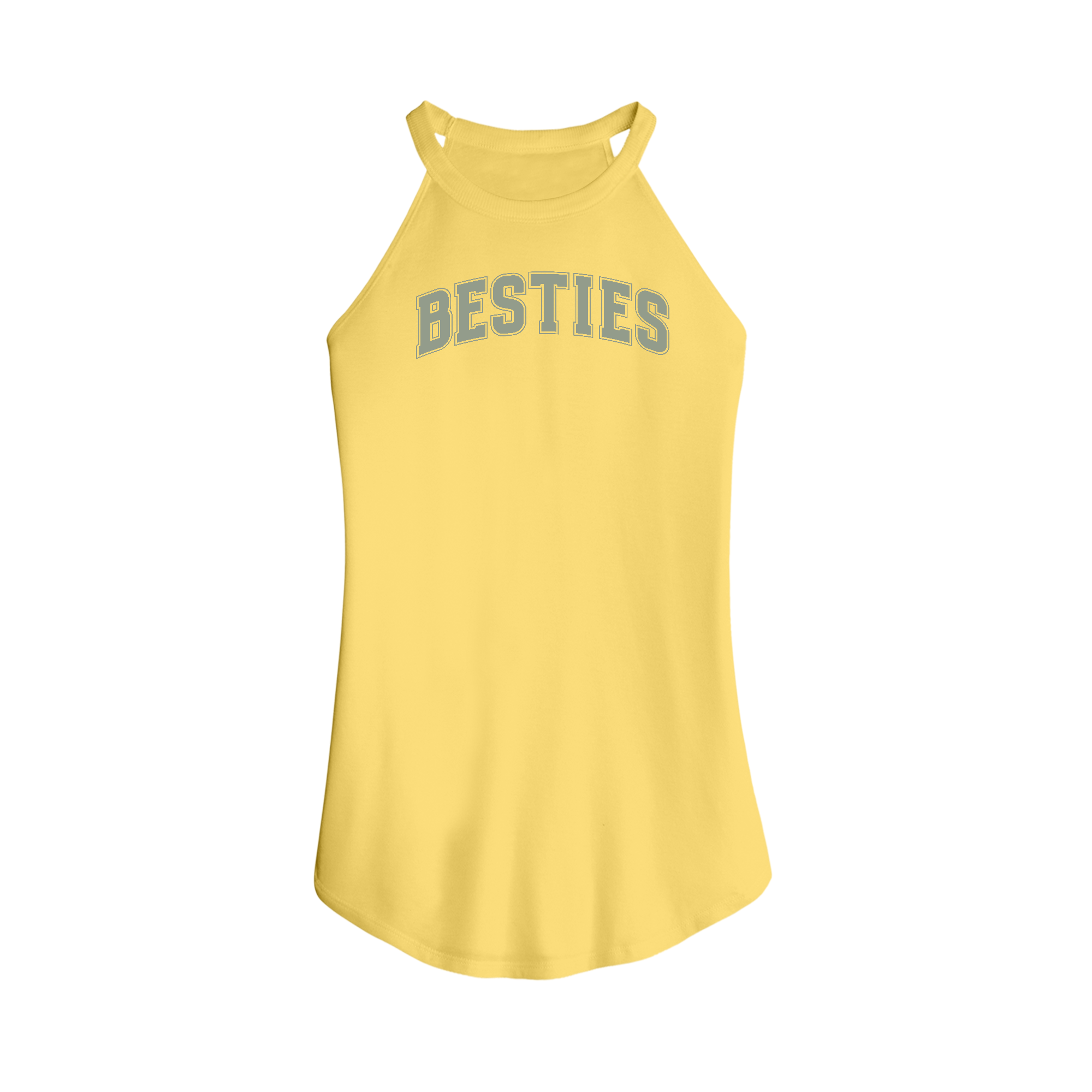 Womens X-Small Yellow Tank Top