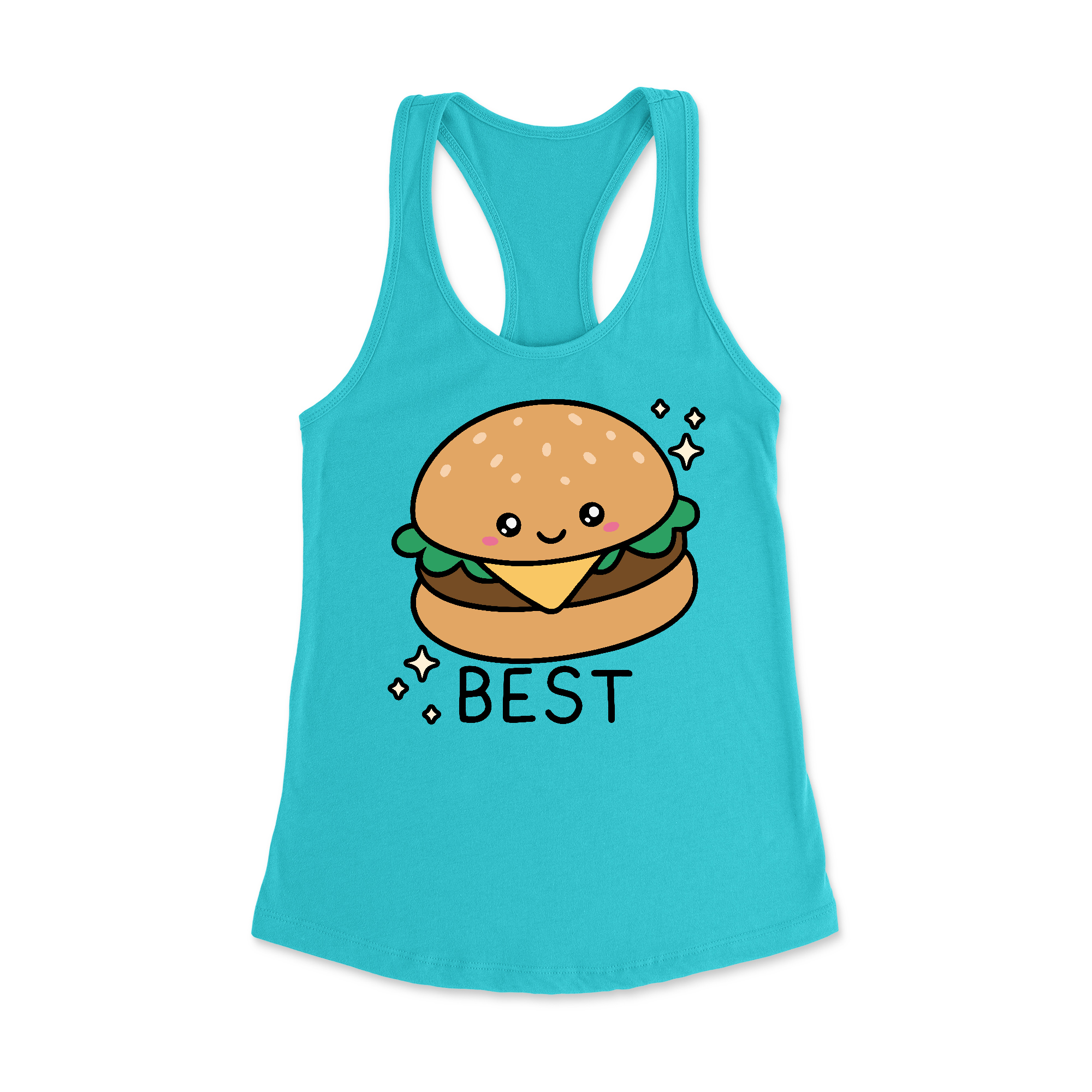 Womens X-Small Tahiti Blue Style_Tank Top