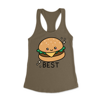 Womens X-Small Military Green Style_Tank Top