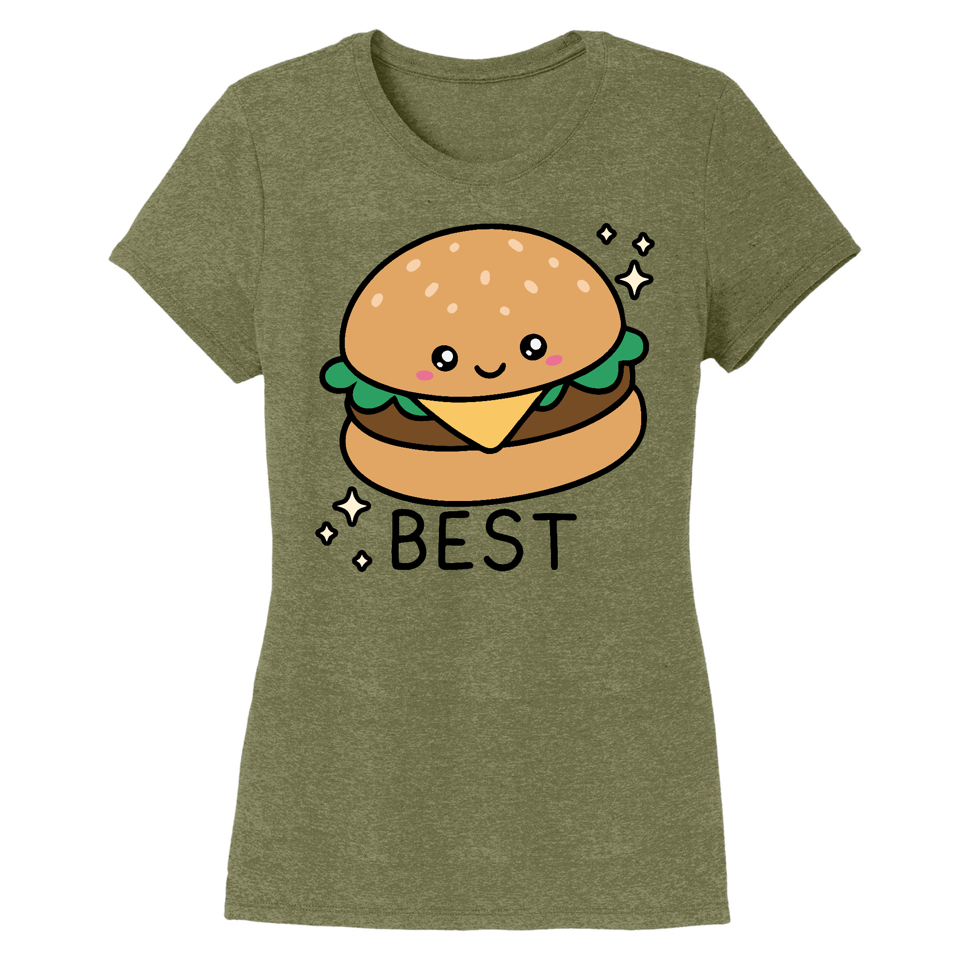 Womens X-Small Military Green Style_T-Shirt