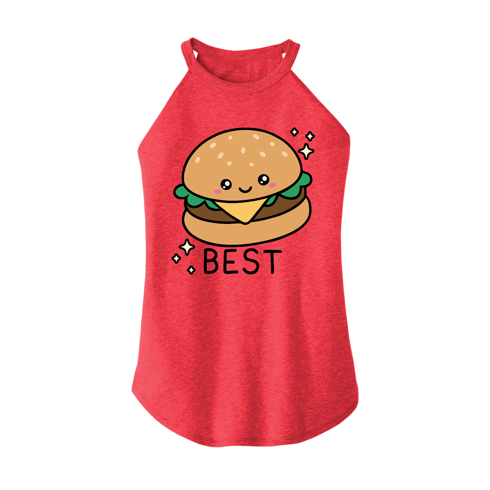 Womens X-Small Red Rocker Tank Top