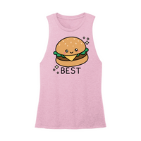 Womens X-Small Light Pink Muscle Tank