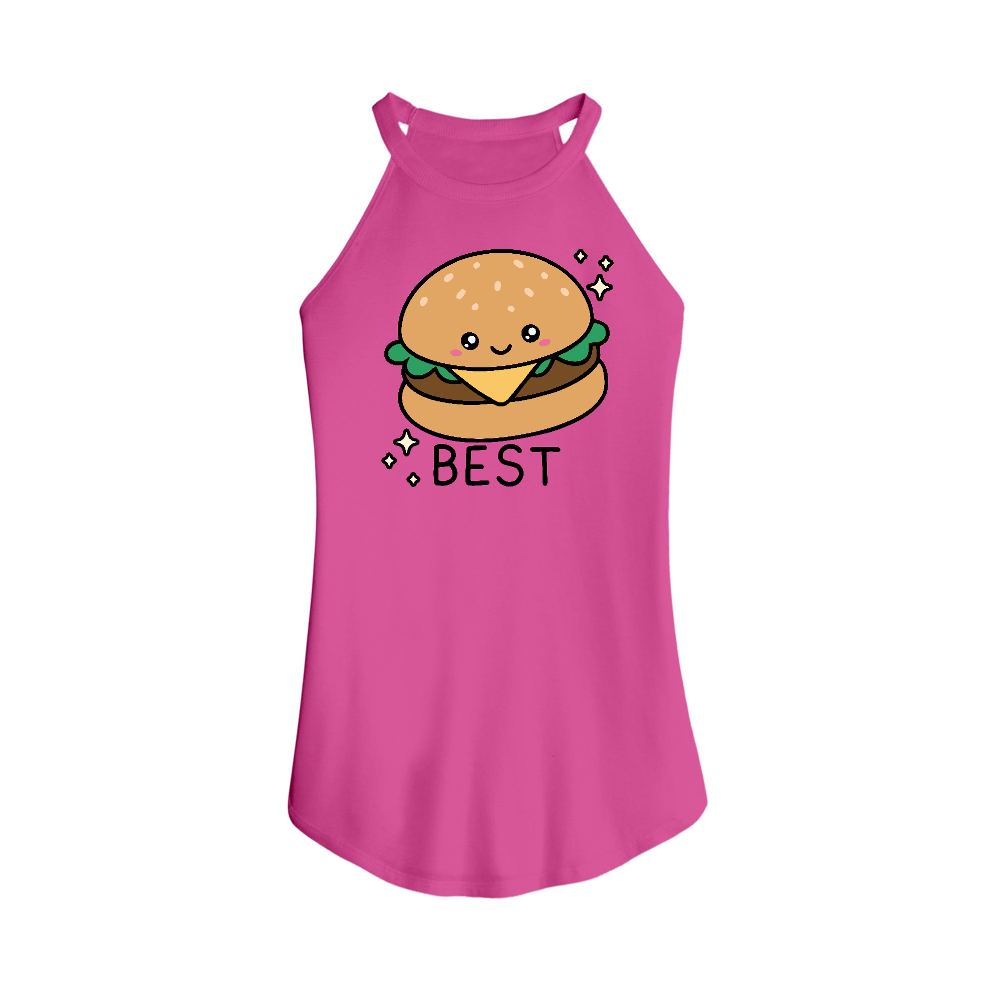 Womens X-Small Fuchsia Tank Top