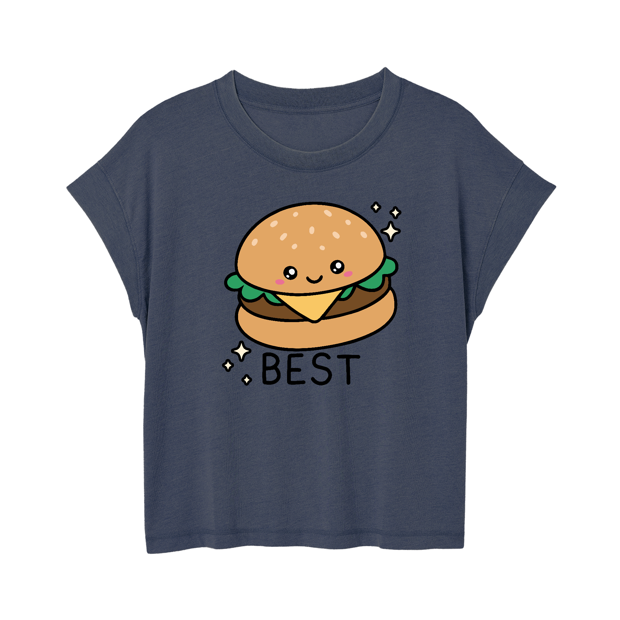 Womens Small Navy Style_T-Shirt