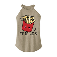 Womens X-Small Sand Rocker Tank Top