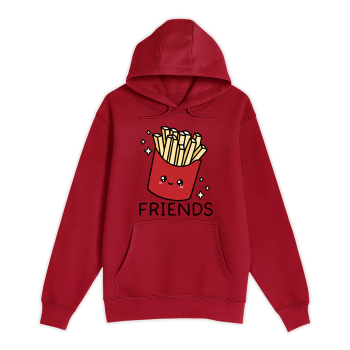 Unisex Small Cardinal Pullover Hooded Sweatshirt