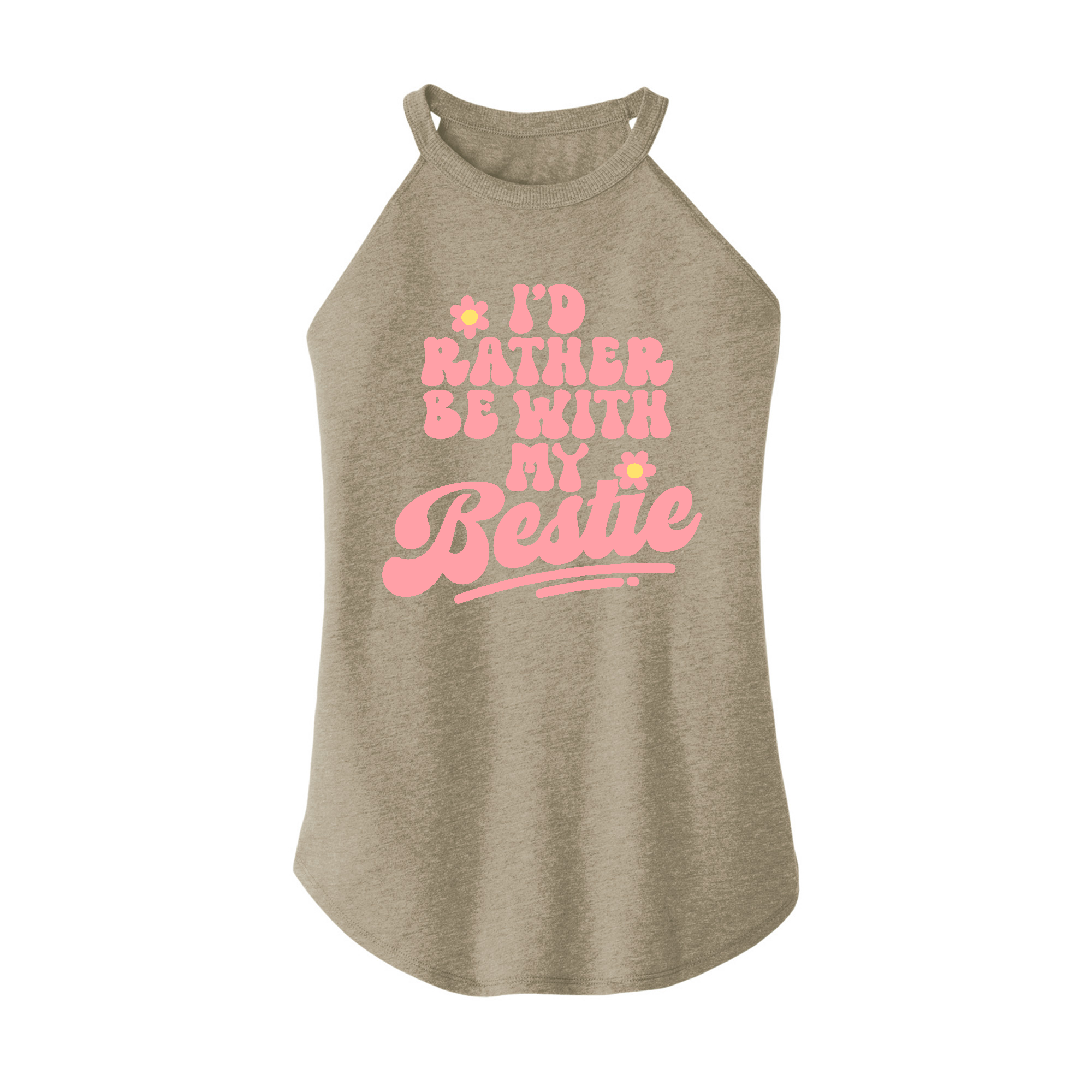 Womens X-Small Sand Rocker Tank Top