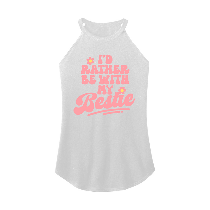 Womens X-Small White Rocker Tank Top