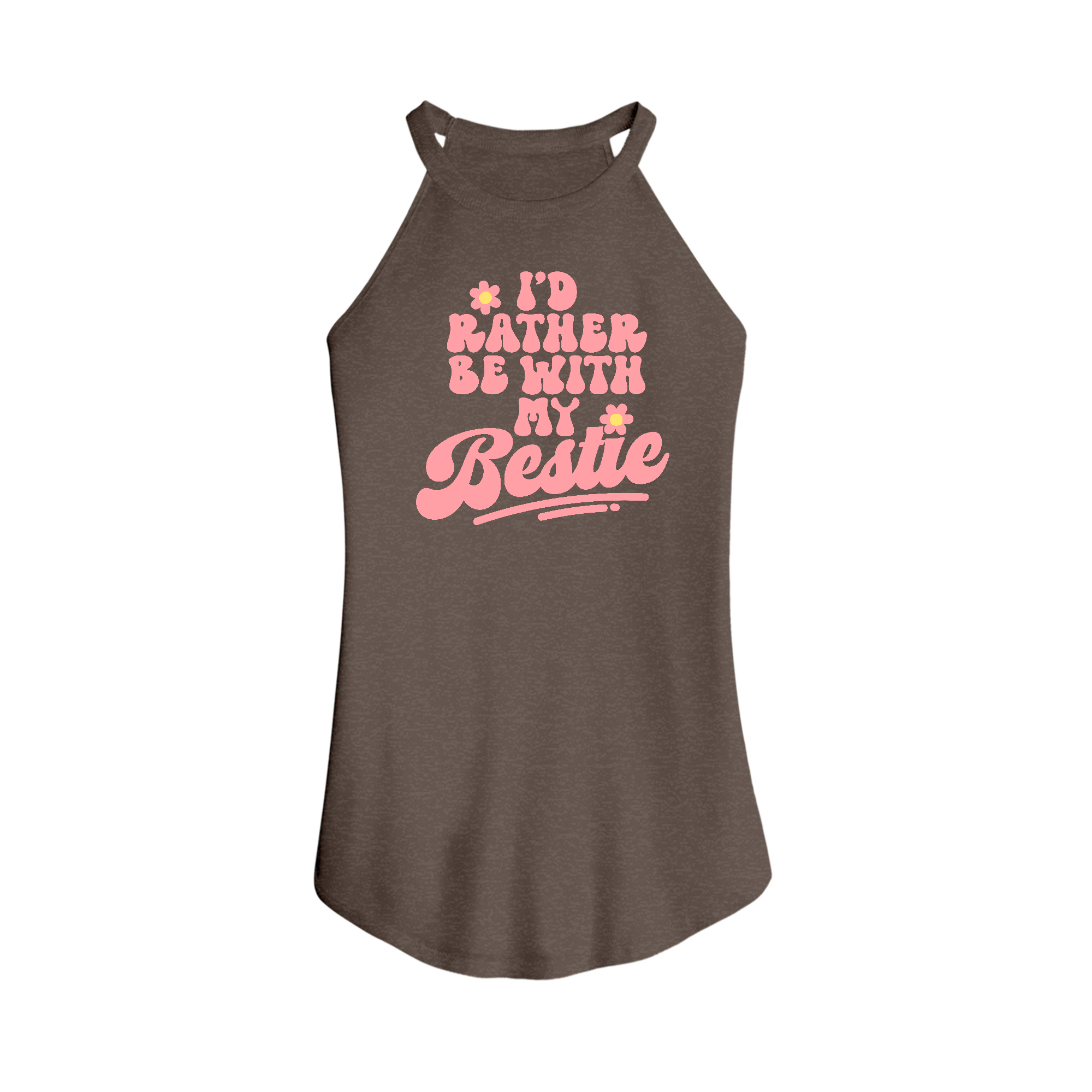 Womens X-Small Brown Tank Top