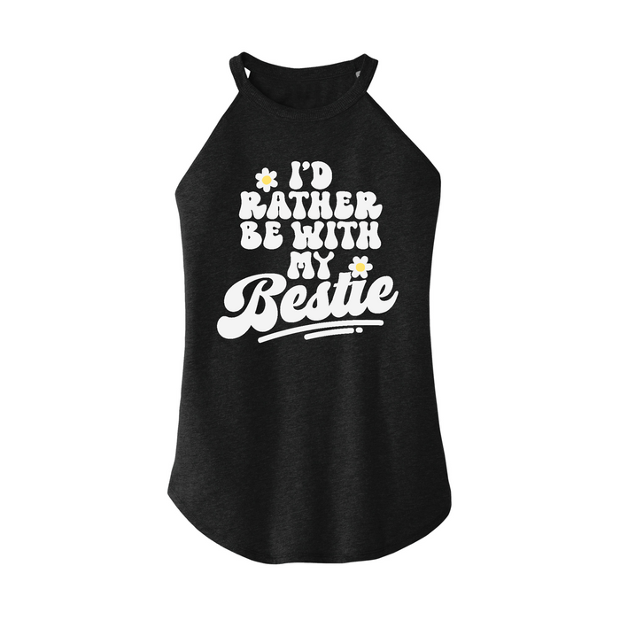 Womens X-Small Dark Heather Gray Rocker Tank Top