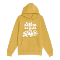 Unisex Small Antique Gold Pullover Hooded Sweatshirt