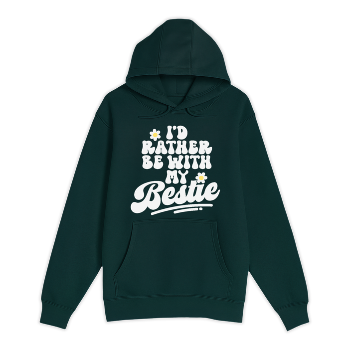 Unisex Small Sport Green Pullover Hooded Sweatshirt