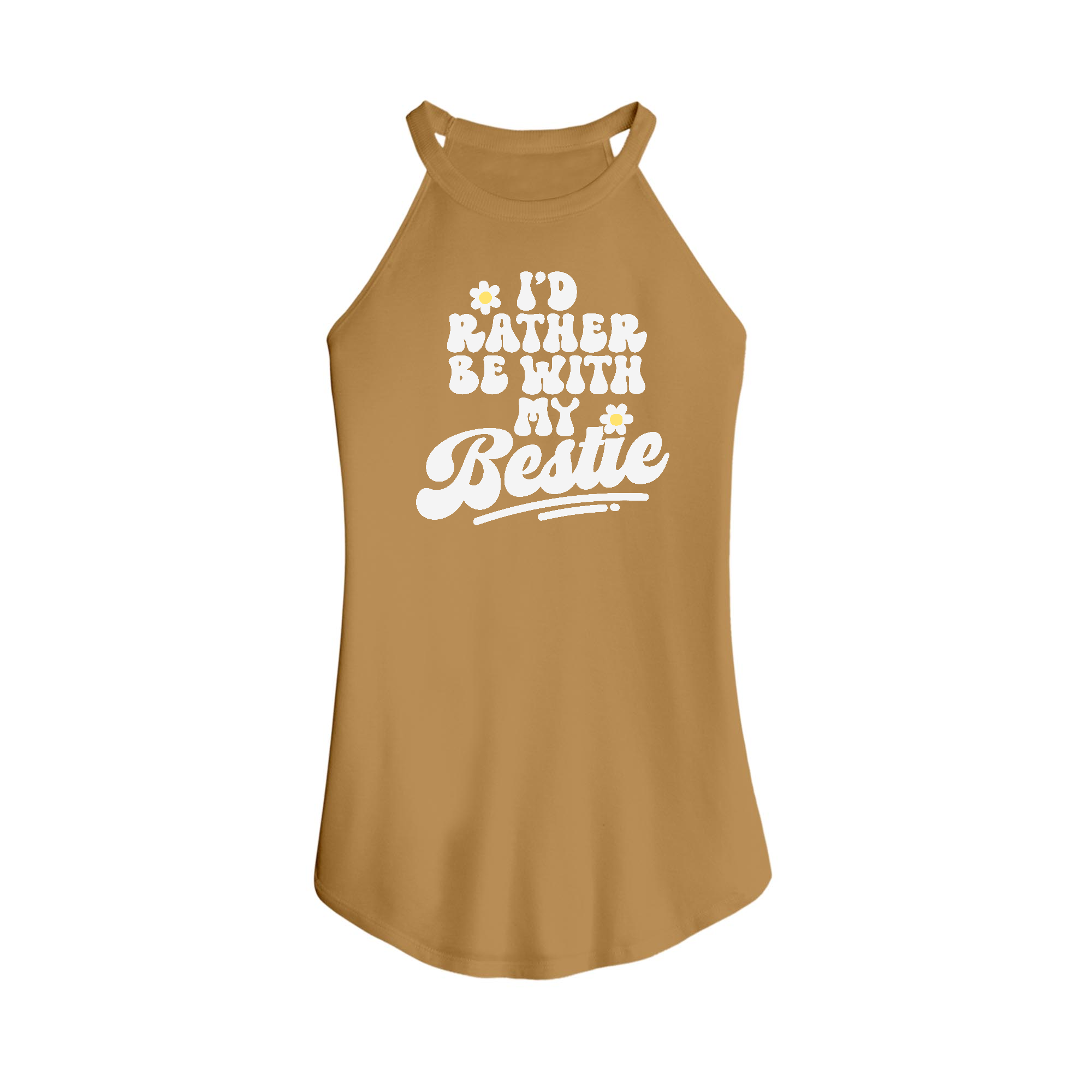 Womens X-Small Gold Tank Top