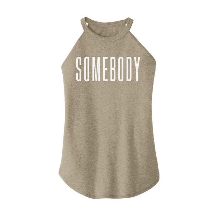 Womens X-Small Sand Rocker Tank Top