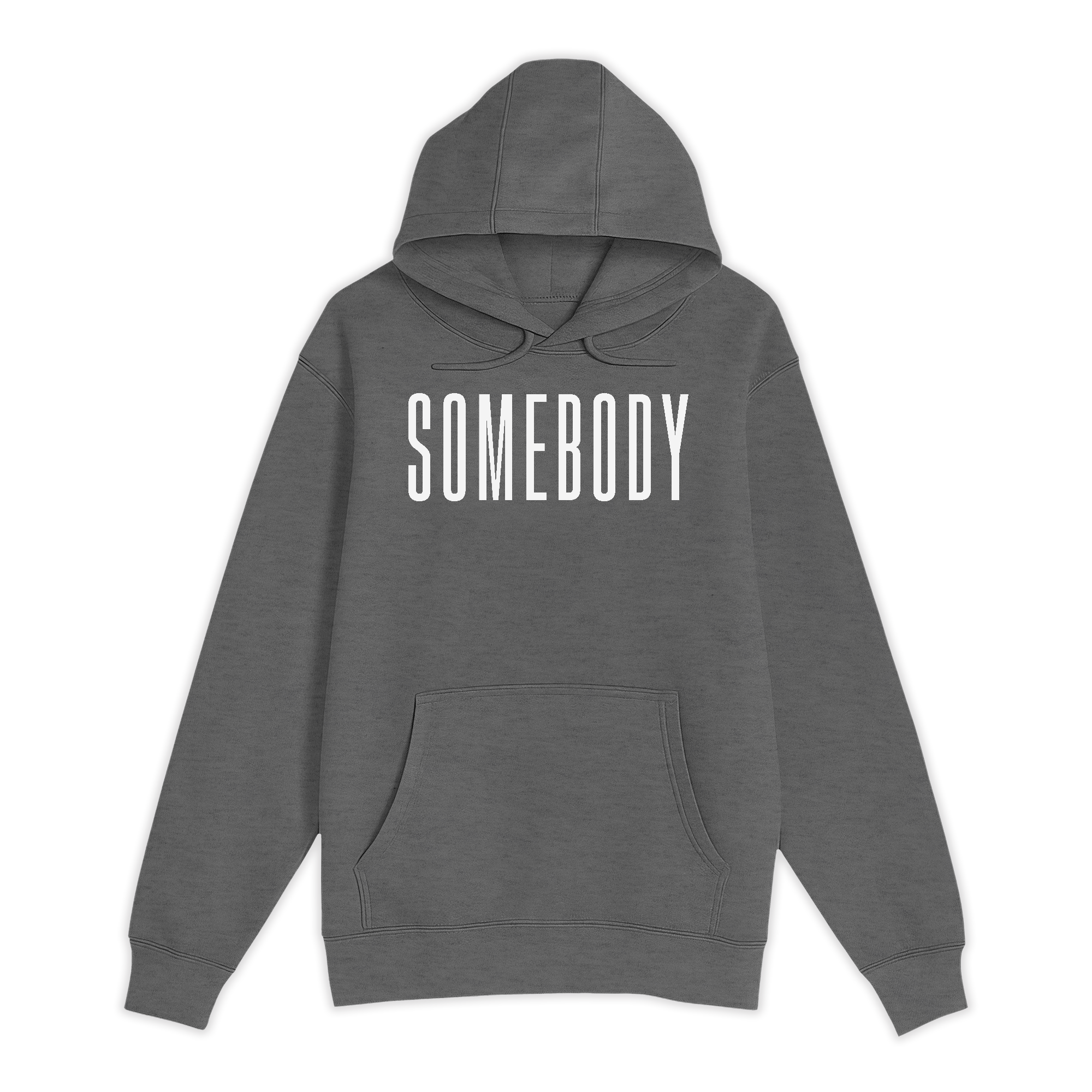 Unisex Small Charcoal Heather Pullover Hooded Sweatshirt