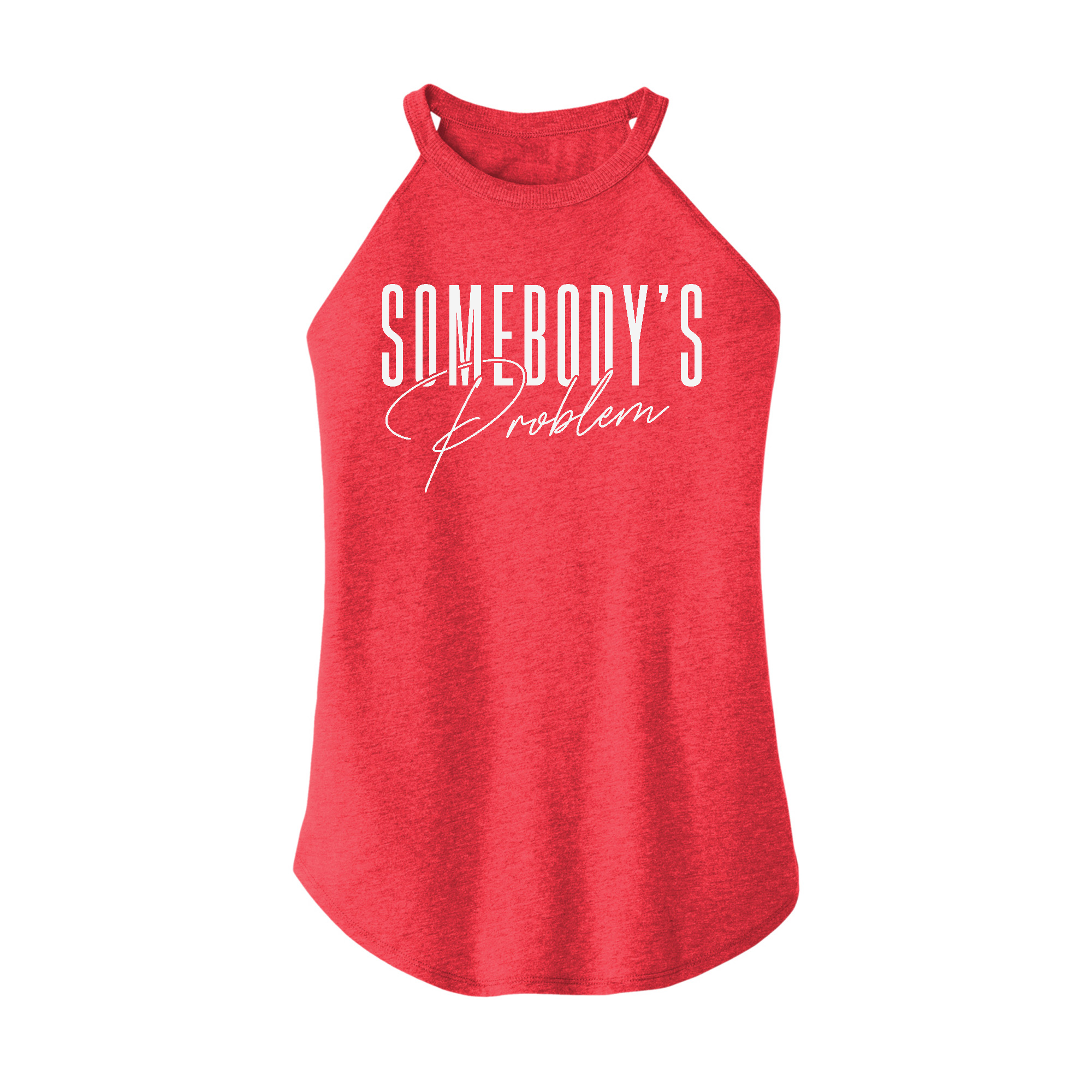 Womens X-Small Red Rocker Tank Top