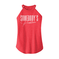Womens X-Small Red Rocker Tank Top