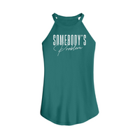Womens X-Small Teal Tank Top