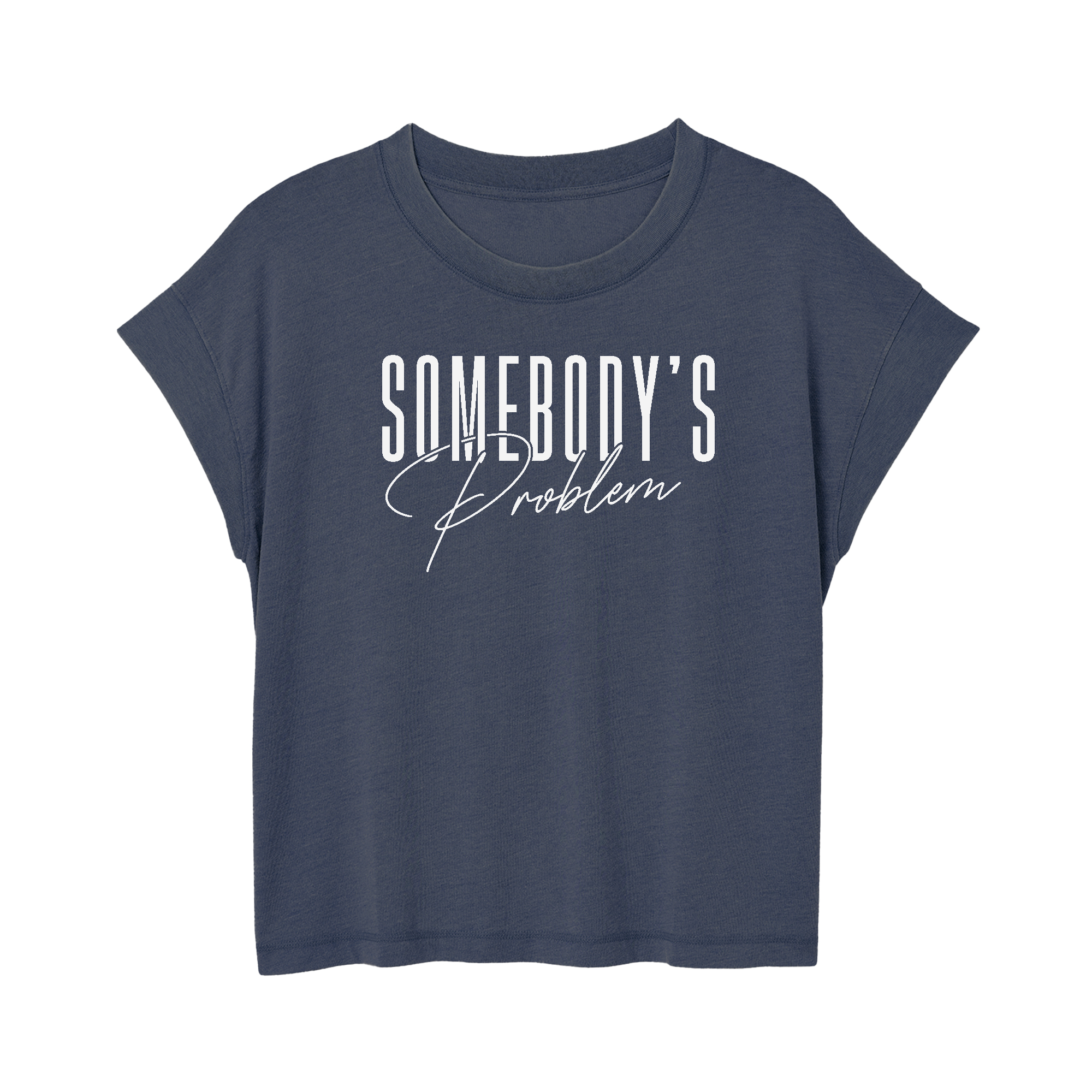 Womens Small Navy Style_T-Shirt