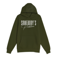 Unisex Small Army Pullover Hooded Sweatshirt