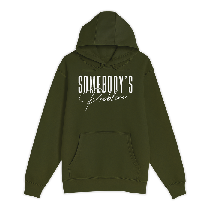 Unisex Small Army Pullover Hooded Sweatshirt