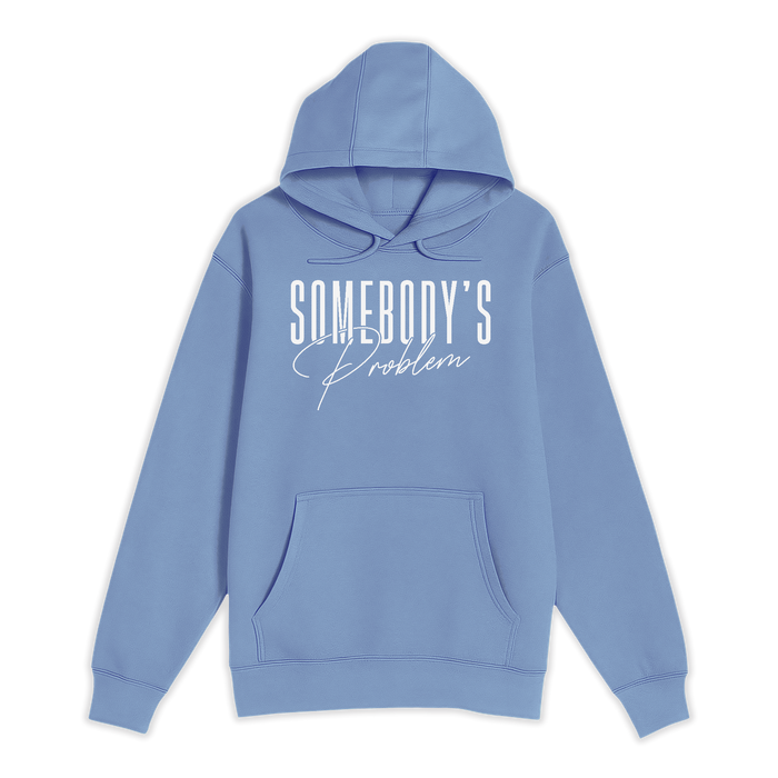 Unisex Small Colony Blue Pullover Hooded Sweatshirt
