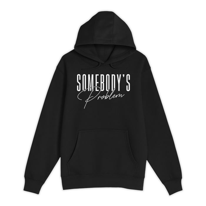 Unisex Small Black Pullover Hooded Sweatshirt