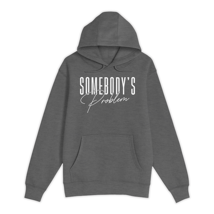 Unisex Small Charcoal Heather Pullover Hooded Sweatshirt
