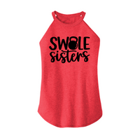 Womens X-Small Red Rocker Tank Top