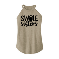 Womens X-Small Sand Rocker Tank Top