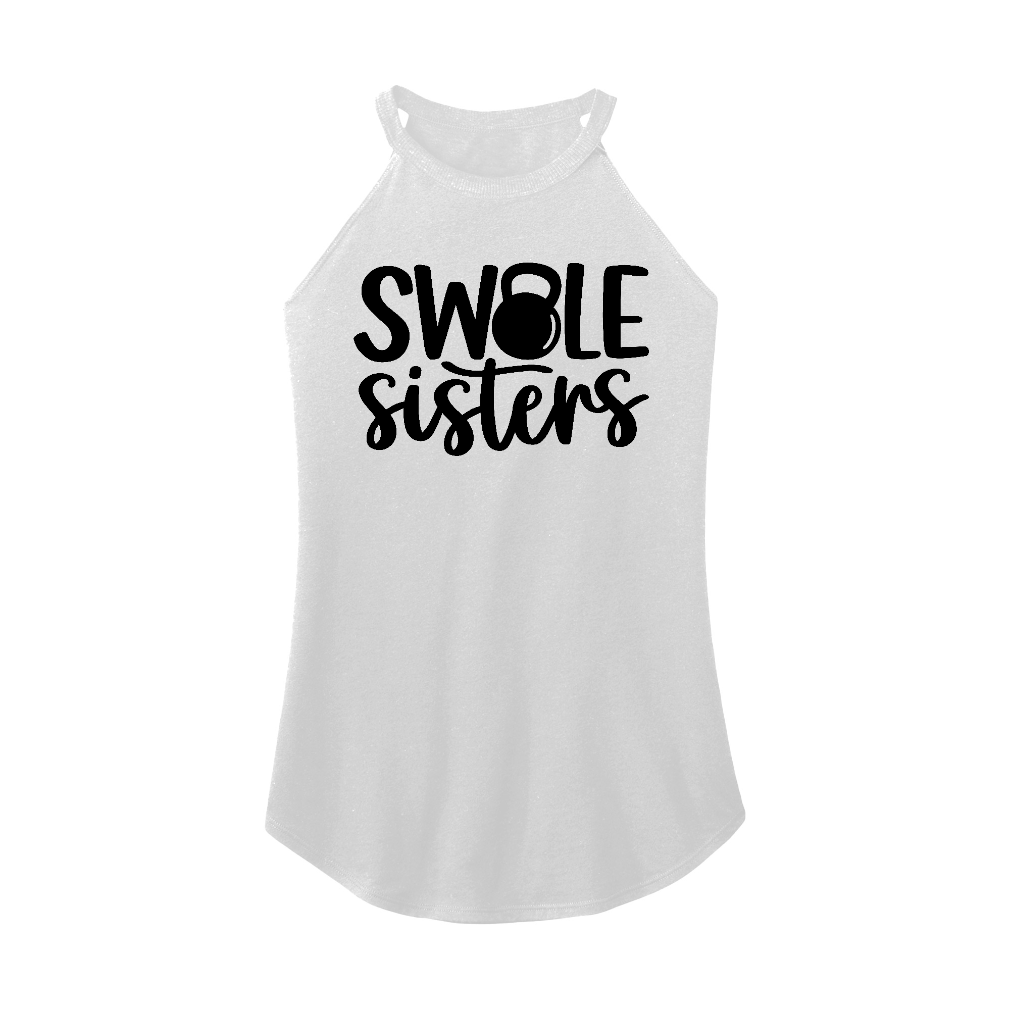 Womens X-Small White Rocker Tank Top