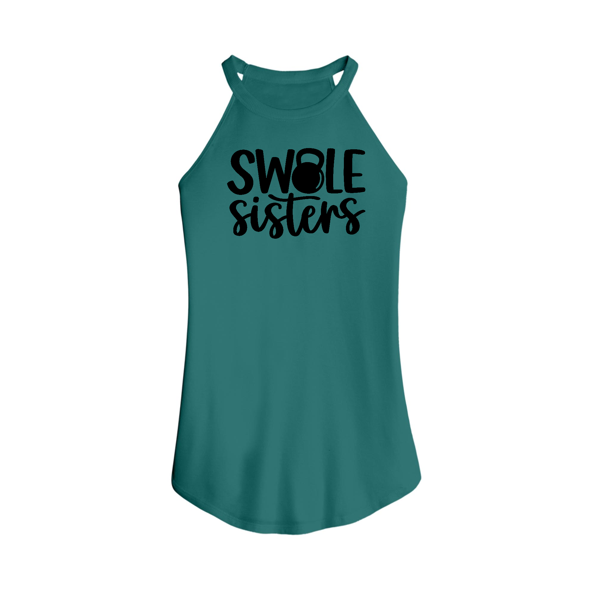 Womens X-Small Teal Tank Top