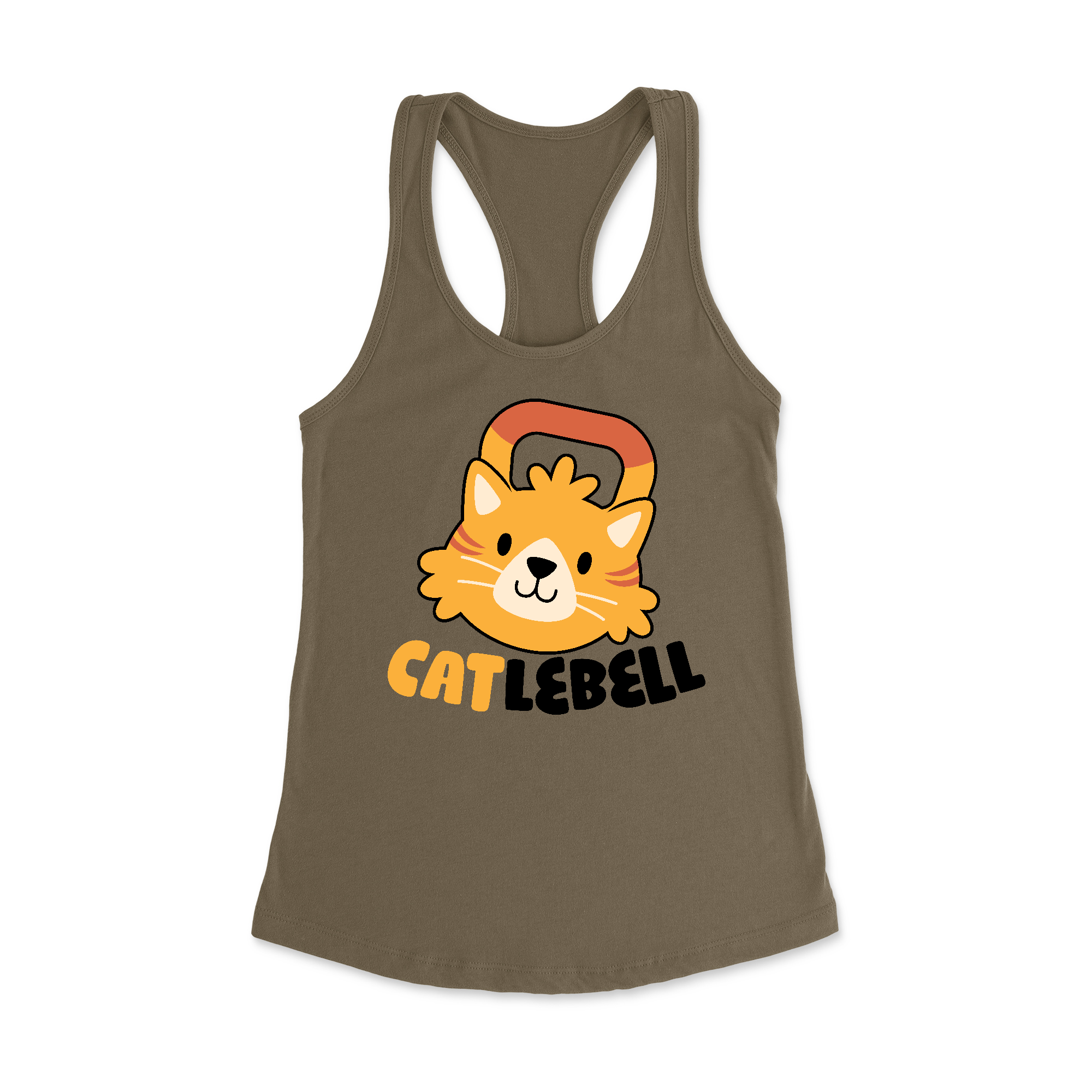 Womens X-Small Military Green Style_Tank Top