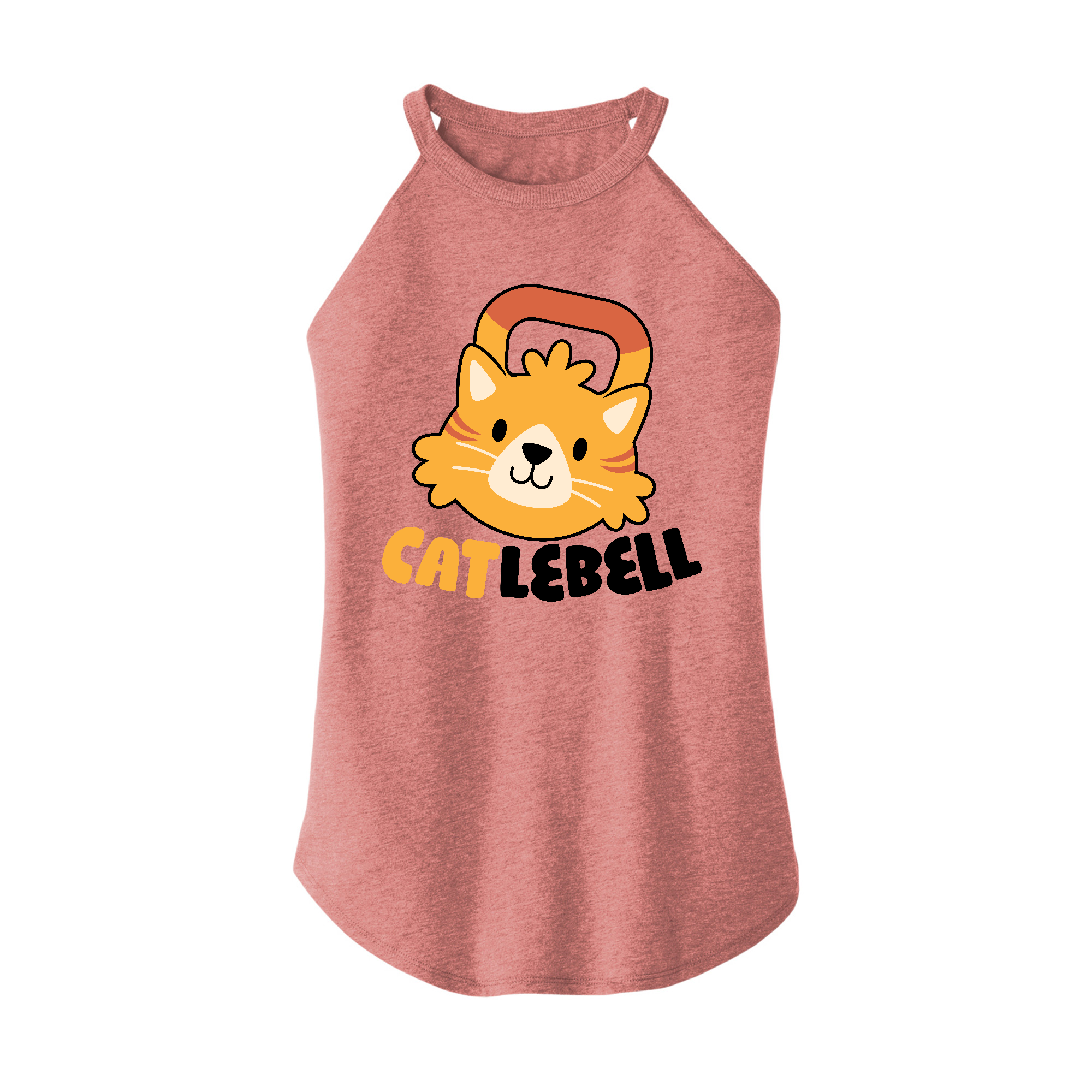 Womens X-Small Light Pink Rocker Tank Top