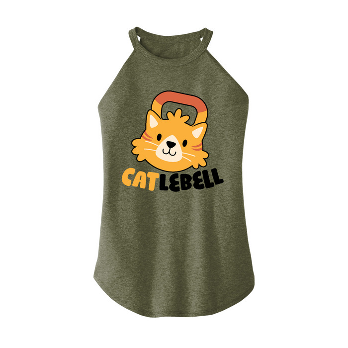 Womens X-Small Military Green Rocker Tank Top