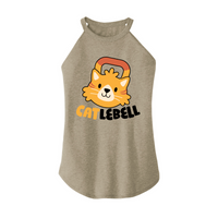 Womens X-Small Sand Rocker Tank Top